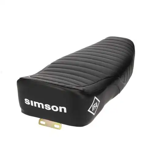 Simson Sitzbank strukturiert  S50 S51 S70 Enduro in schwarz IFA Logo MZA NEU