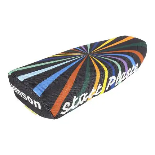 Sitzbankschoner mit Motiv "Lieber Rost statt Plaste" & Strahlen | Stilvoller Sch