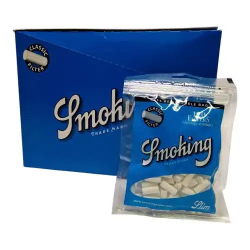 Smoking Classic 6 mm Slim 30 x 120 Filtertips Zigarettenfilter