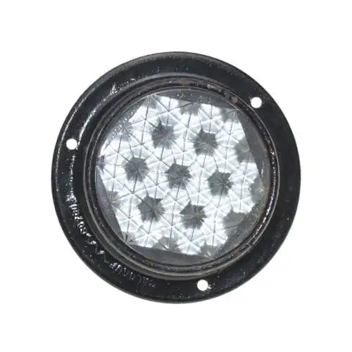 Baldauf Rückstrahler, Katzenauge weiß für Oldtimer PKW Motorrad