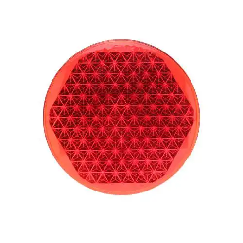 Rückstrahler Glas 105mm für Katzenauge | Rot, Kunststoff