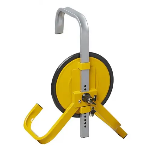 Parkkralle 13-16 Zoll Wegfahrsperre Radschloss Wohnwagen Anhänger Sicherung NEU