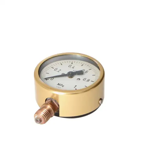 Manometer mit M12×1,5 Anschluss stehend - 0-10 Bar 0-1 MPa DDR-Originalteil NEU