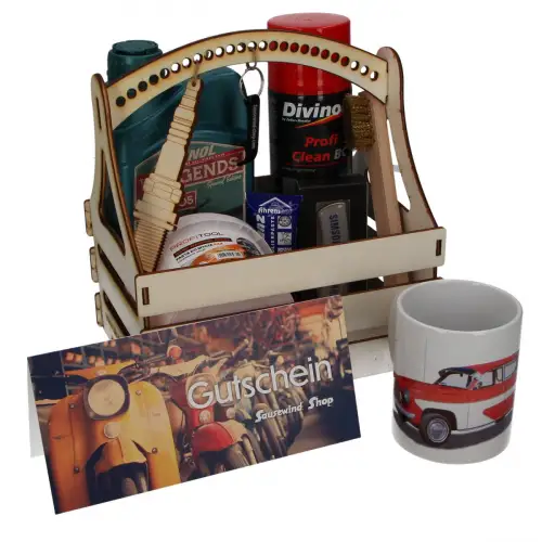 Präsentkorb für Wartburg 312 Camping Fahrer Perfektes Geschenk f. Auto Liebhaber