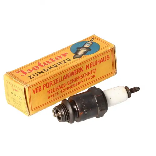 Zündkerze Isolator M14-95 DDR Originalteil Horch Wanderer Wartburg Trabant Opel
