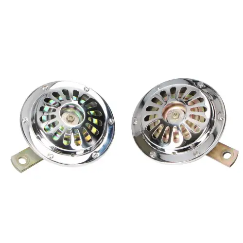 Doppelklangsignal Hupen 6V verchromt Oldtimer Trabant Wartburg EMW BMW Framo FER