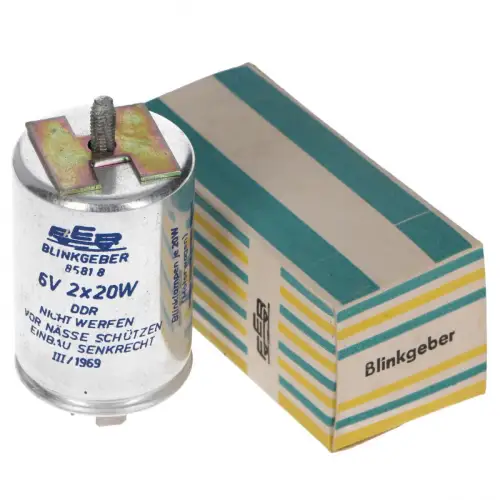 FER Blinkgeber 6V 2x20 W 3-polig 8581.8 Original DDR IFA Trabant Barkas Wartburg