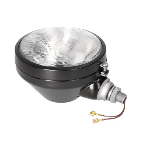 R2 Aufbauscheinwerfer schwarz 12–24V Ø 161 DDR LKW IFA W50 G5 H3A H6 Multicar