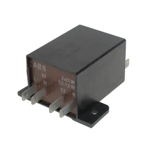 Relais AB6 6V 2x21W Blinkgeber Anhänger Trabant 601 Wartburg 311 DDR-Original