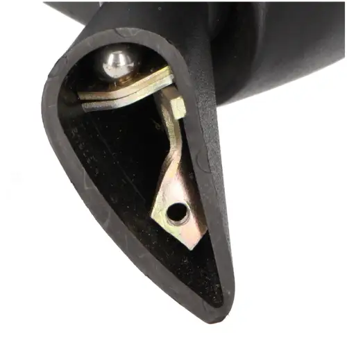 Trabant Wartburg Außenspiegel links schwarz  inkl. Befestigung DDR Originalteil