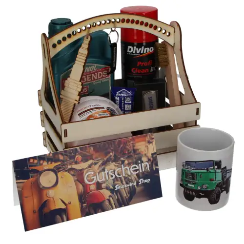 Präsentkorb für IFA-W50 Fahrer Perfektes Geschenk Mitbringsel DDR LKW Liebhaber