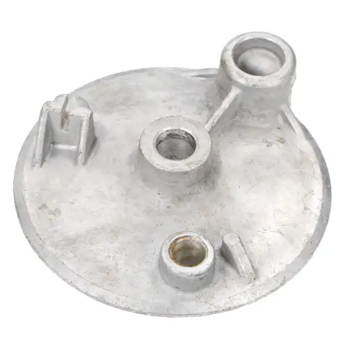 Bremsschild blank Simson Mofa SL1 vorn hinten – DDR Originalteil Aluminium