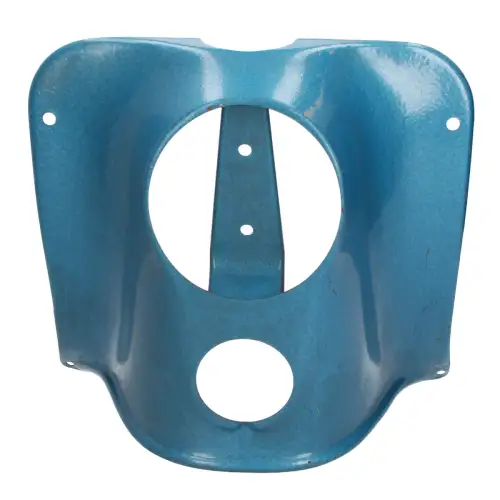 Simson KR50 Frontschild Lampenmaske Hammerschlag blau Nr. 32808 DDR-Lagerware
