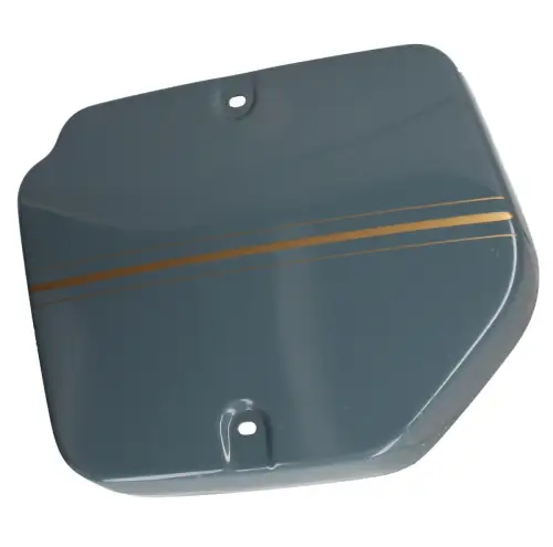 MZ ES 175/2 250/2 Seitenverkleidung links blau-grau m. Zierstreifen DDR-Original