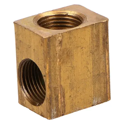  GAZ69 Verteilerstück Bremsleitung T-Stück Vorderachse Messing 3x M12x1 Original