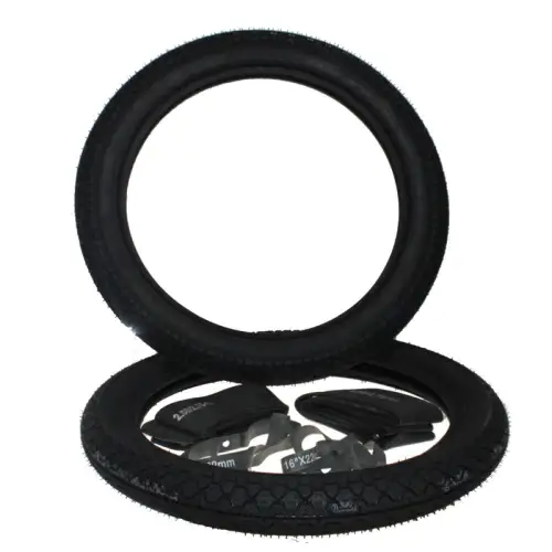 Simson Reifen Set 2 Stück 2 3/4 - 16 K36/1 46 J - inkl. Schläuche Felgenbänder