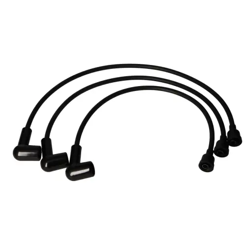 Wartburg 353 Barkas B1000 Zündkabelsatz 3-teilig Kerzenstecker Silikon 45-49-55