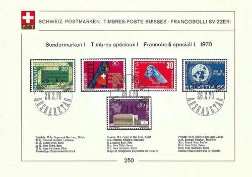 Schweiz Nur Hauptgebiet 1960 Gebraucht