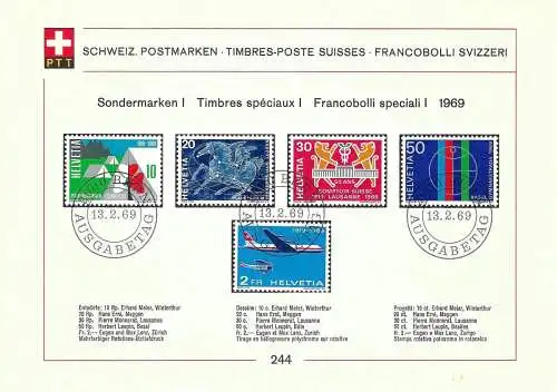 Schweiz Nur Hauptgebiet 1960 Gebraucht