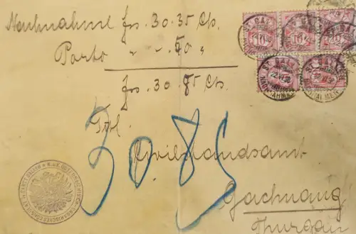 Schweiz Helvetia 10 Rp, St.GALLEN 22.VI.98