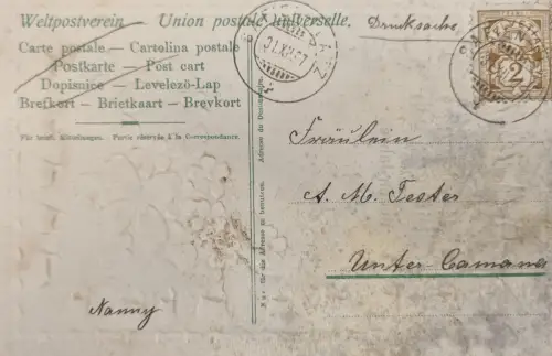 Schweiz Helvetia 2 Rp, Stempel 31.XII.27