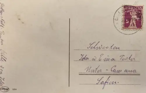 Schweiz Helvetia Tellknabe 5, Rundstempel (19..)