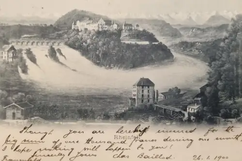 Schweiz Helvetia 5 Rp, Stempel 26.1.1901