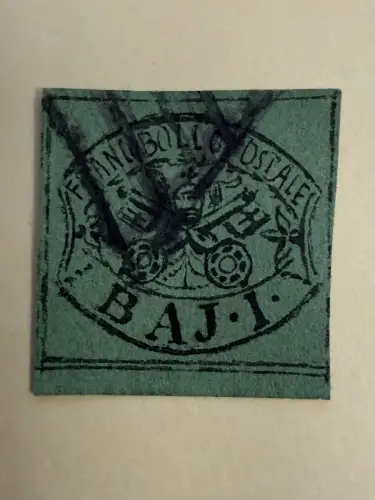 Österreich Lombardei-Venetien 1 Baj Zeitungsmarke gestempelt