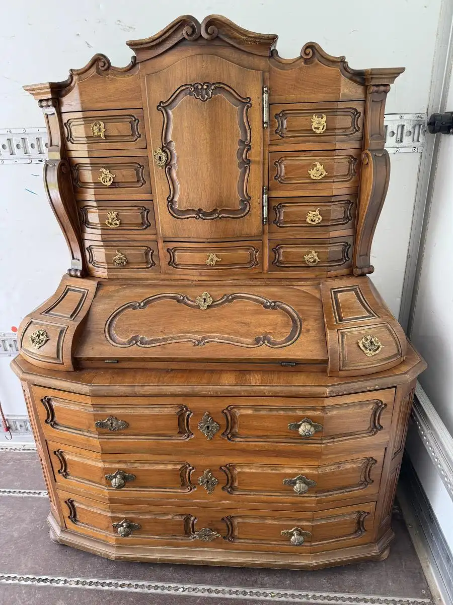 Sekretär Tabernakelsekretär Aufsatzsekretär Barock Stil