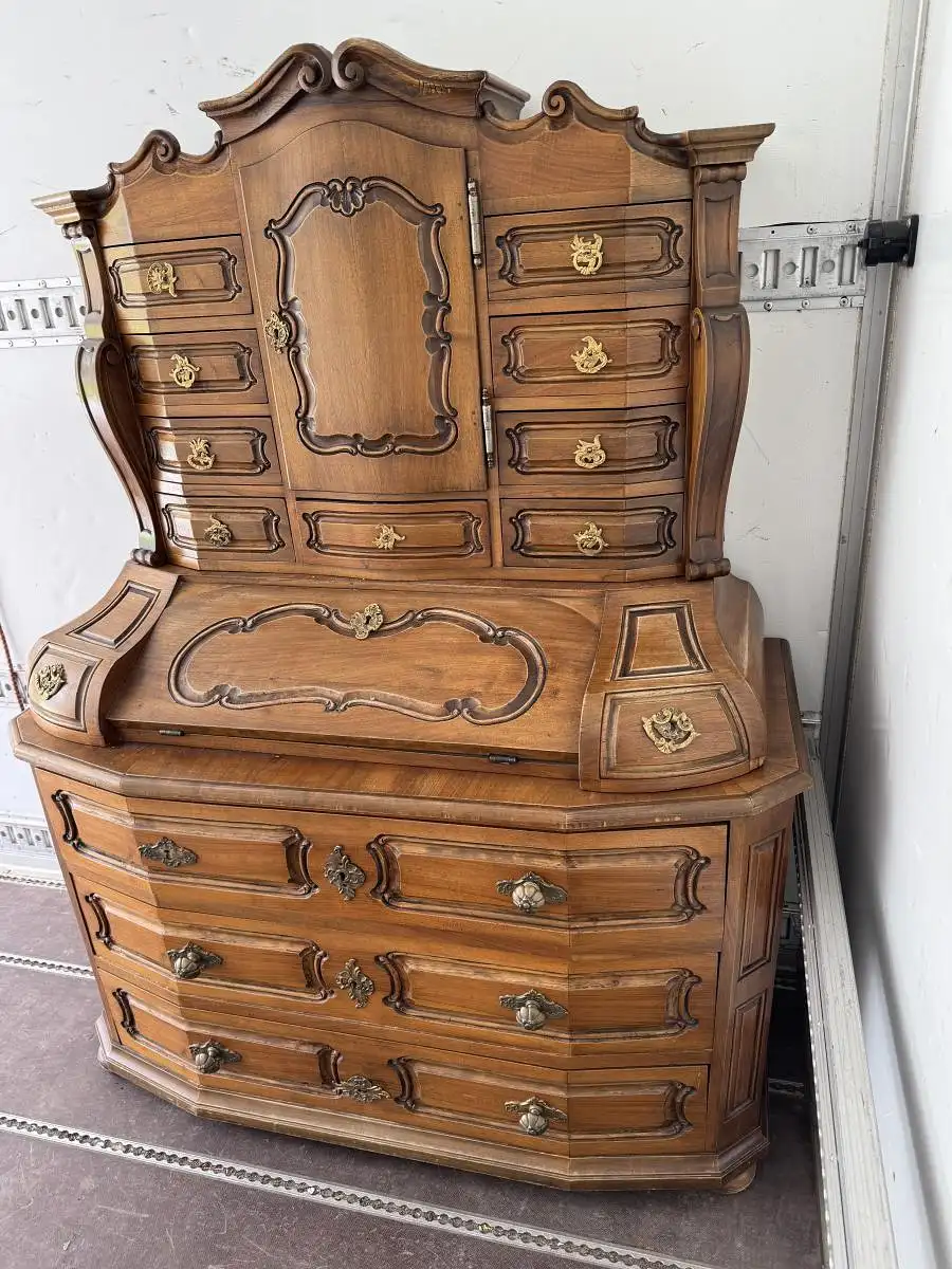 Sekretär Tabernakelsekretär Aufsatzsekretär Barock Stil 1