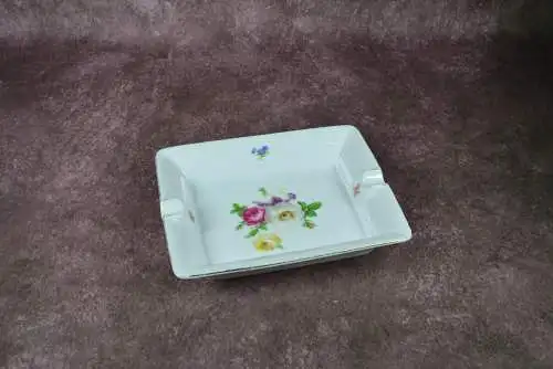 Vintage AK Kaiser Aschenbecher mit Blumenmuster, Mitte 20. Jahrhundert  
