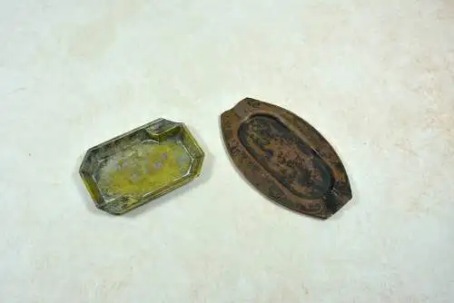 Set aus 2 Vintage Aschenbechern, Henneberg & Norblin, Mitte 20. Jahrhundert 
