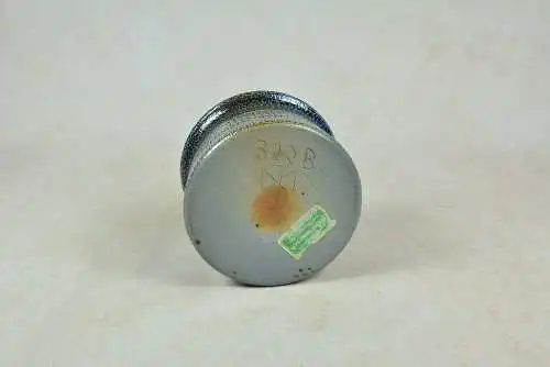 Vintage Aschenbecher mit graublauem Design, Mitte 20. Jahrhundert