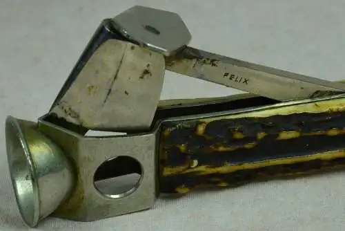 Vintage Felix Zigarrenabschneider mit Horngriff