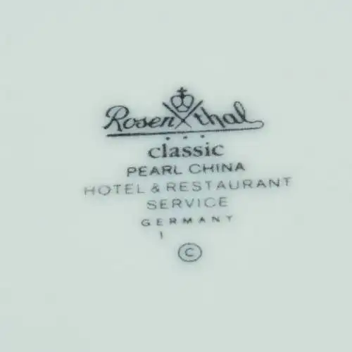 Vintage Rosenthal Aschenbecher Classic Pearl, 1960er Jahre  