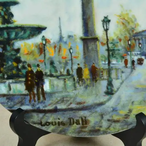 Sammelteller La Place De La Concorde von Louis Dali  