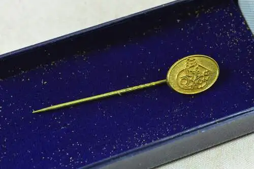 Anstecknadel Deutsche Post, 8K Gold 
