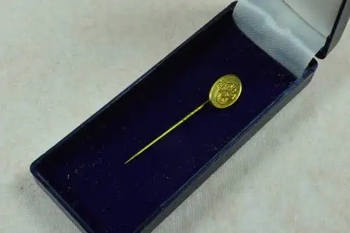 Anstecknadel Deutsche Post, 8K Gold 