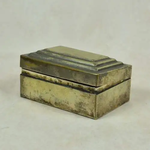 Kassette Art Deco, versilbert  