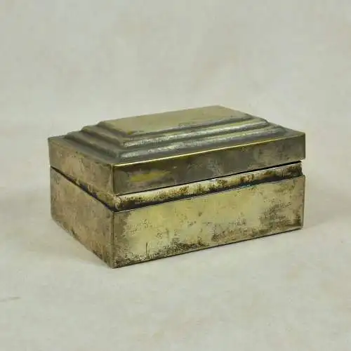 Kassette Art Deco, versilbert  