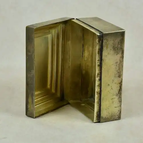 Kassette Art Deco, versilbert  