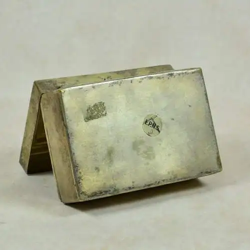 Kassette Art Deco, versilbert  