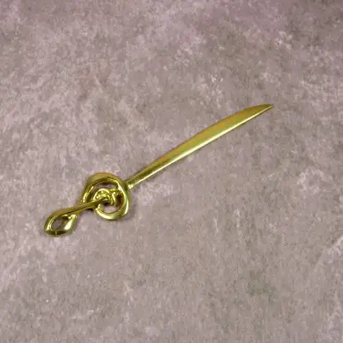 Brieföffner Violinschlüssel-Design