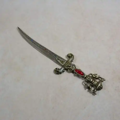 Brieföffner Georgischer Kindjal mit Löwenkopf