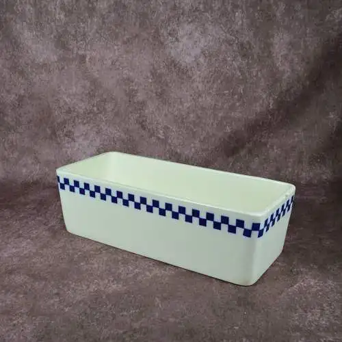 Übertopf Wien mit blauem Dekor  