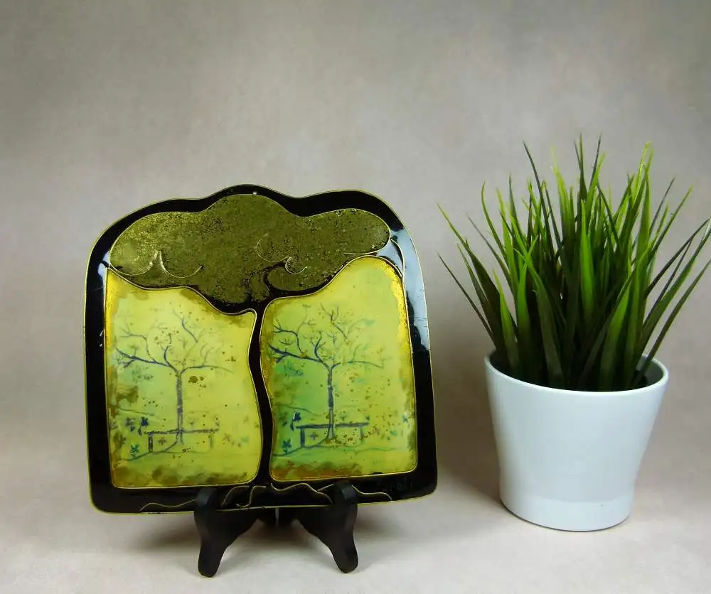 Mischtechnik Abstrakte Bäume von Grelius   0