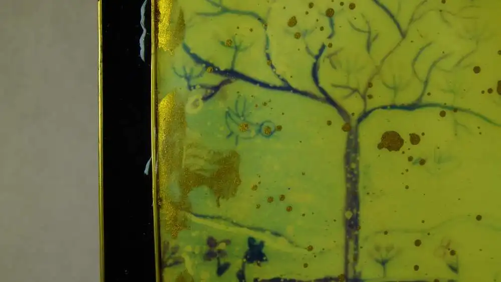 Mischtechnik Abstrakte Bäume von Grelius   4