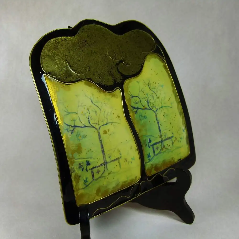 Mischtechnik Abstrakte Bäume von Grelius   5