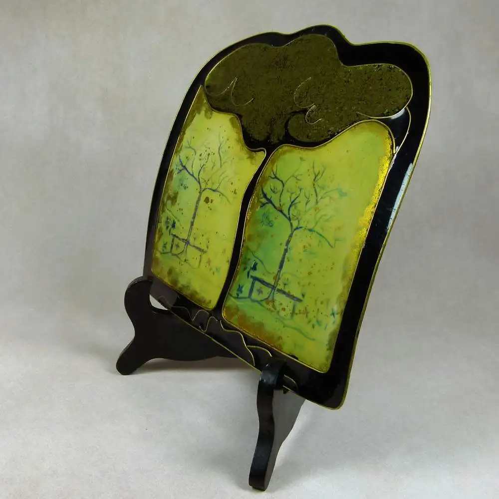 Mischtechnik Abstrakte Bäume von Grelius   6