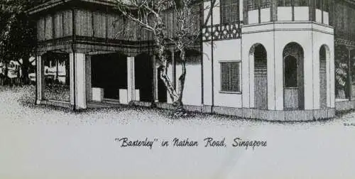 Grafik Singapore Baxterley in Nathan Road von B. A. Kloezeman  
